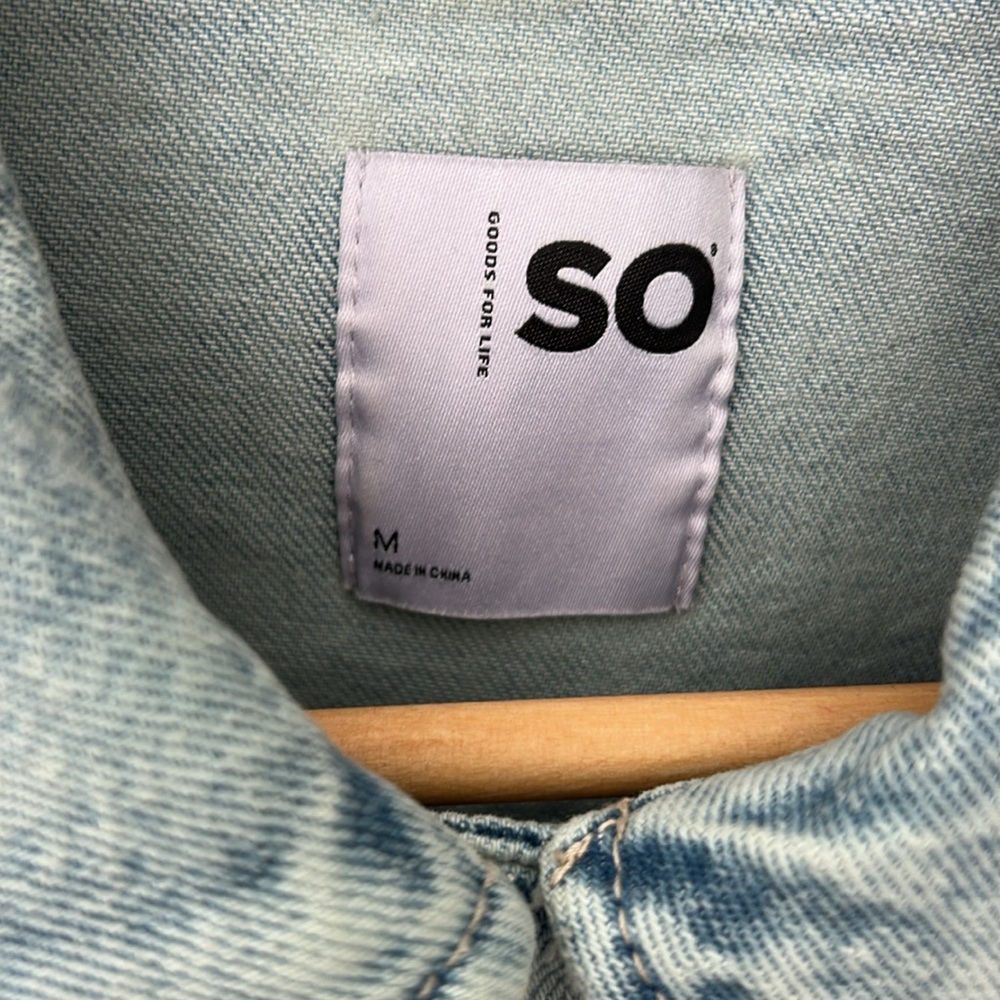 SO Light Blue Denim Jacket - Picture 2 of 5